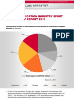 Sport Business 360: Telecommunication Industry Sponsorship Report