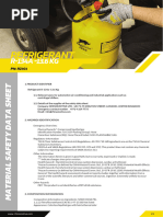 R134a Refrigerant Safety Data Sheet | PDF
