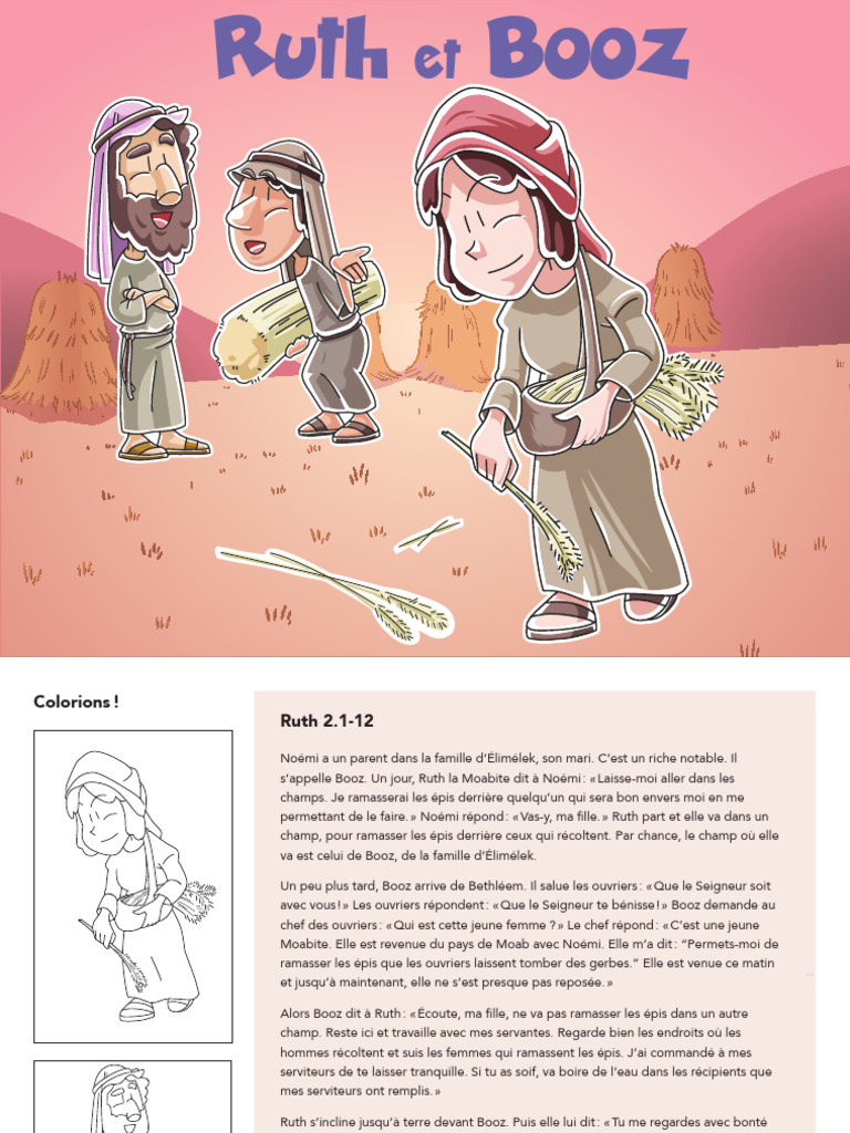 Ruth Et Booz | PDF | Ruth (Bible)