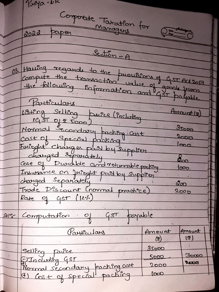 CTM Question Paper Solution | PDF