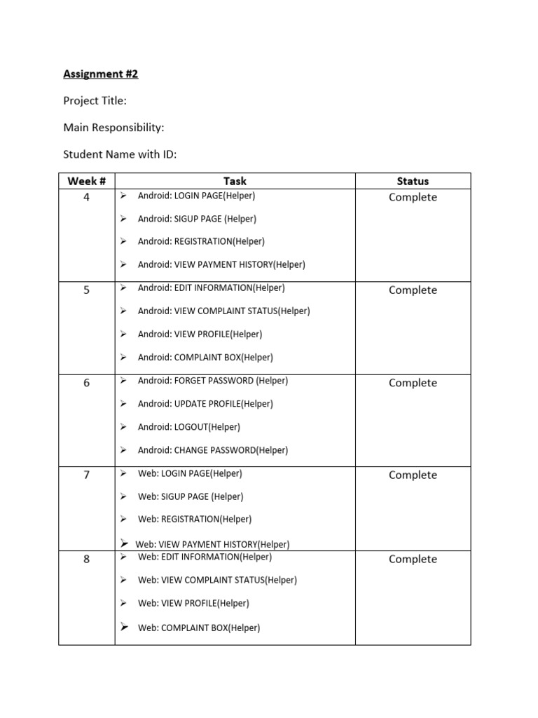 Android and Web Development Tasks | PDF | Computers