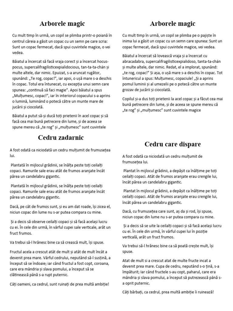 Povești În Engleză | PDF