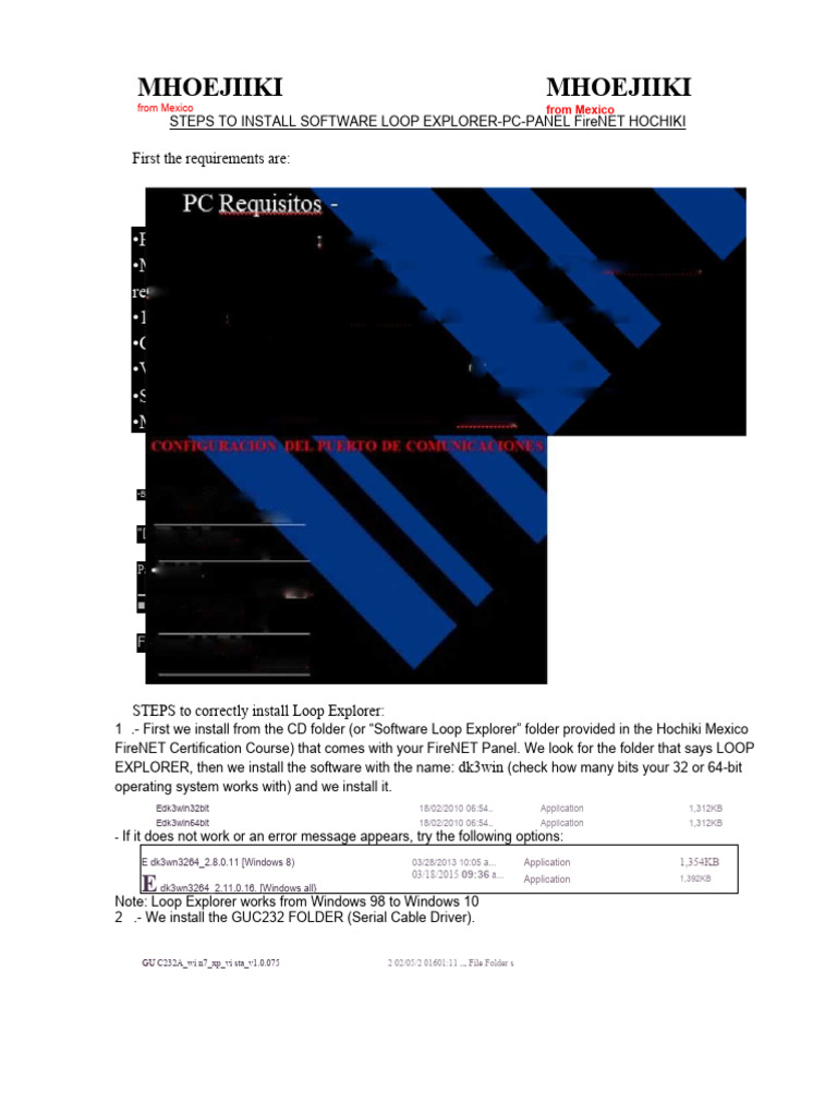 Installing Hochiki Loop Explorer Software | PDF | Microsoft Windows ...