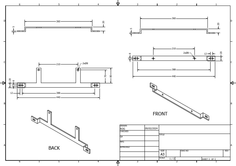 Technical Drawing Specifications A3 | PDF