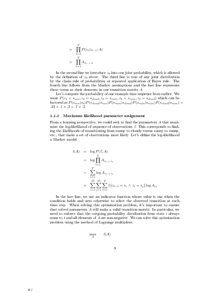 Hidden Markov Models Explained | PDF | Applied Mathematics | Mathematics