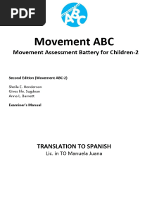 Movement ABC Assessment