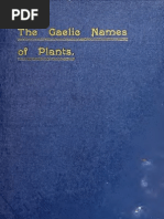 Download Gaelic Names of Plants Scottish Irish and Manx by John Cameron 1900 by Ber Weyde SN74638144 doc pdf