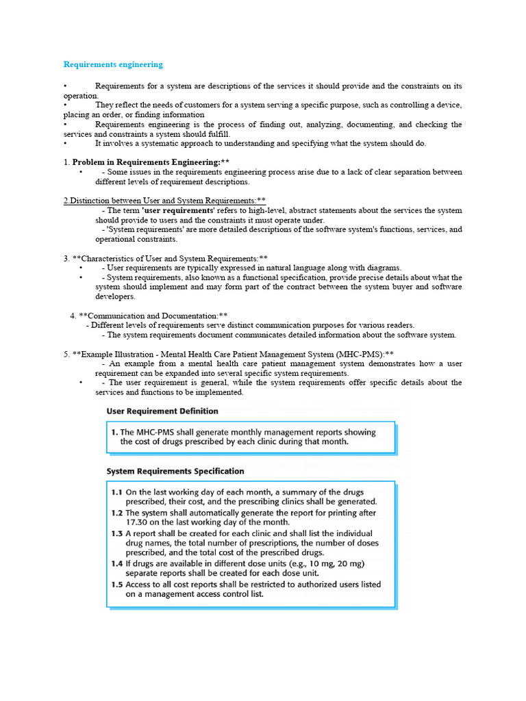 Overview of Requirements Engineering | PDF | System | Reliability ...