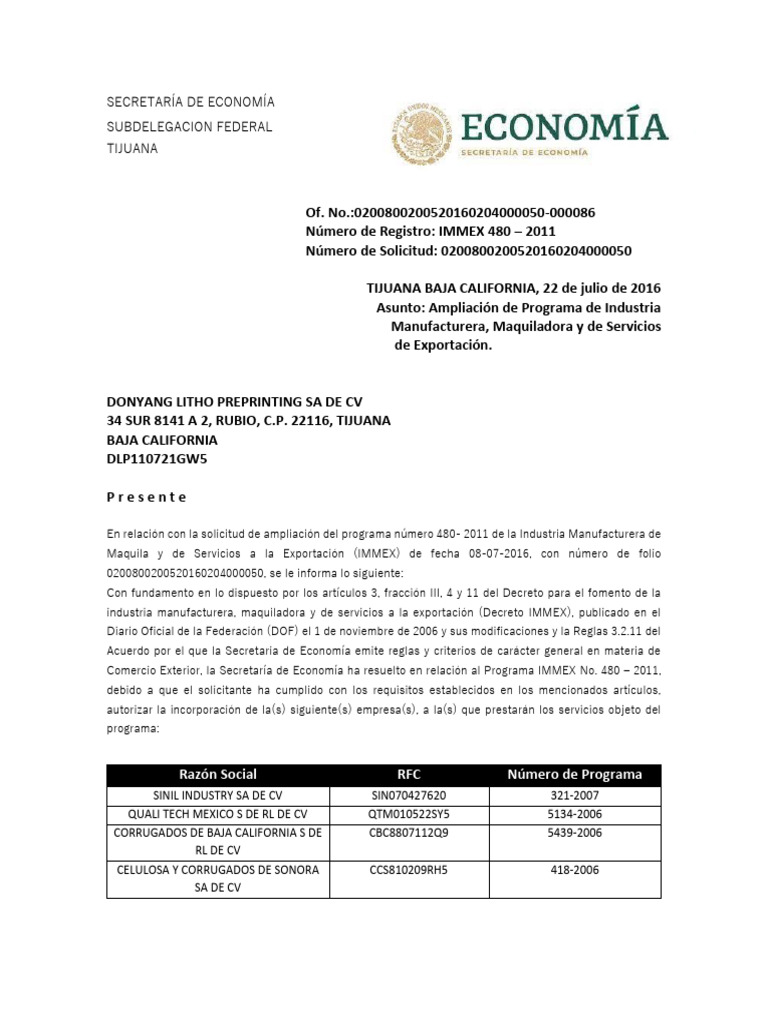 Immex 2024 | PDF | México | Gobierno