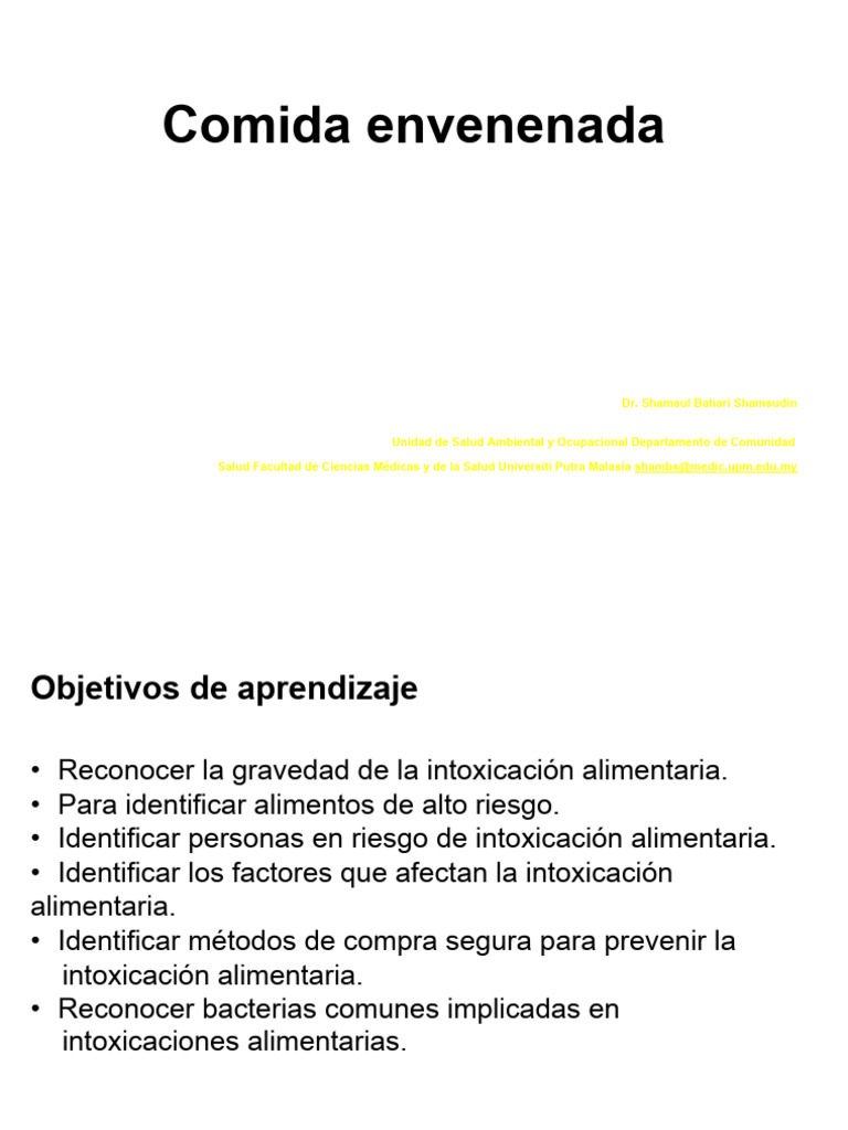 Comida Envenenada | Descargar gratis PDF | Alimentos | Enfermedades ...