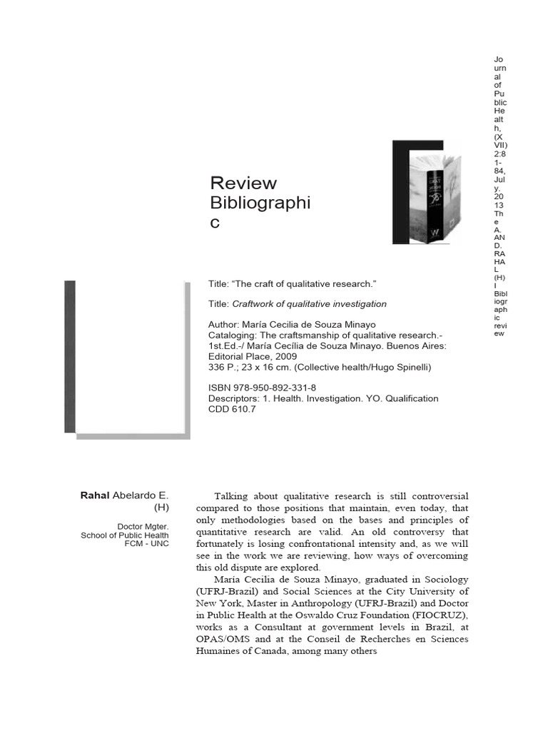 The Craft of Qualitative Research PDF Sociology Qualitative Research