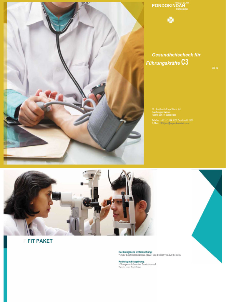 Executive Health Check Up-Paket RSPI Puri Indah Broschüre | PDF