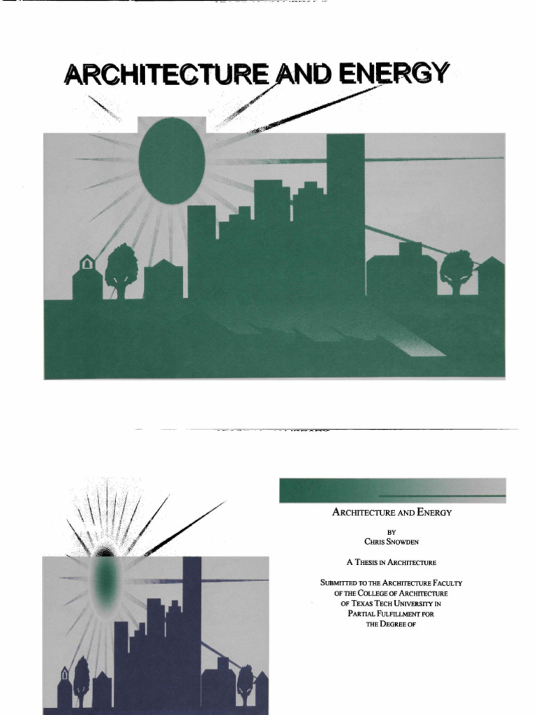 Architecture and Energy | PDF | Thermostat