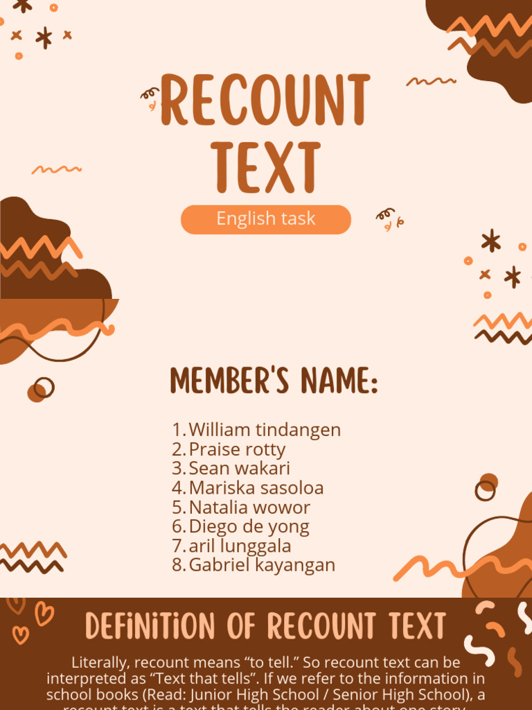 Recount Text - 20240223 - 095639 - 0000 | PDF | Language Mechanics ...