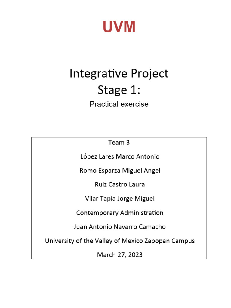 Uvm Integrative Project Analysis Pdf Entrepreneurship Stocks