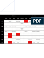 Timetable