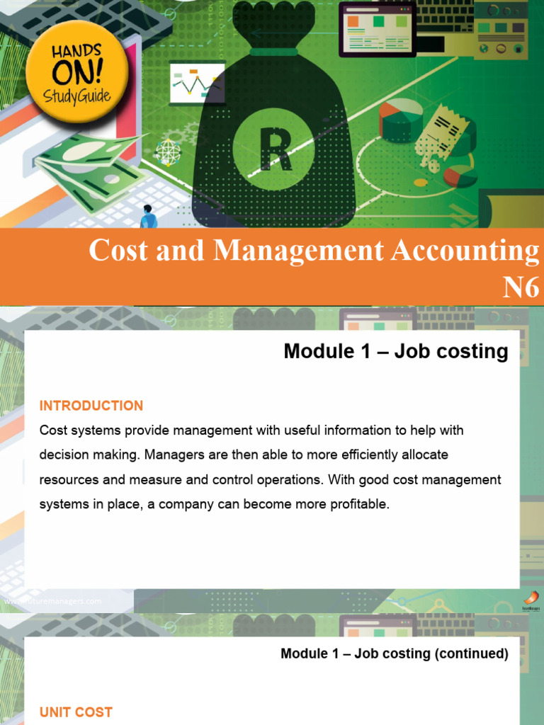 Cost and Management Accounting N6 Guide | PDF | Cost Accounting | Cost