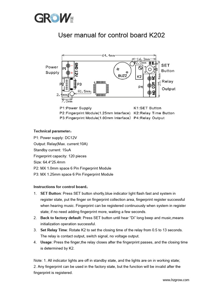 K202 Manual de Usuario | PDF