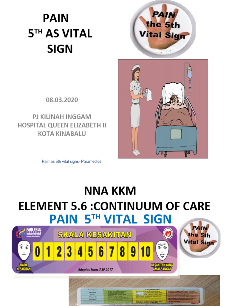 Pain as 5th Vital Sign in KKM | PDF | Nursing | Pain
