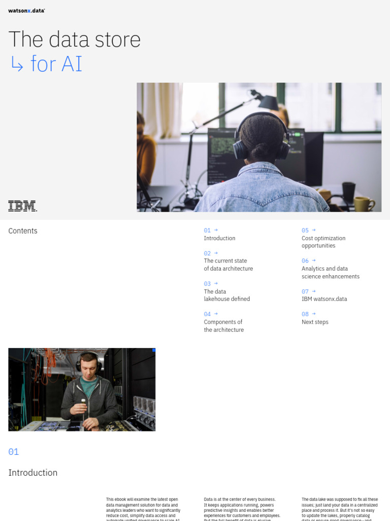 Ebook: The Data Store For AI | PDF | Metadata | Cloud Computing