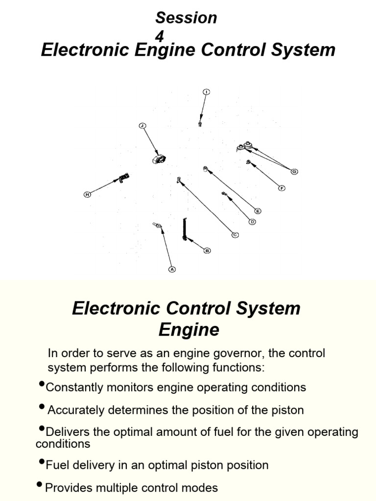 052 - Electronic Engine Control System | PDF | Throttle | Internal ...