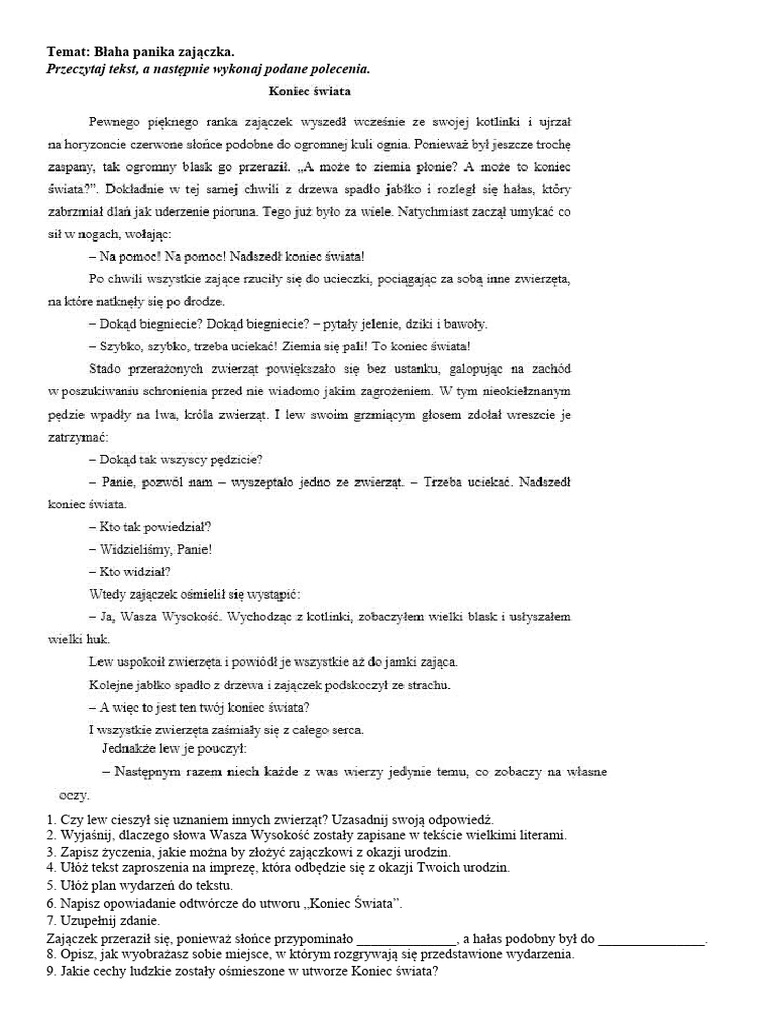Temat 3 | PDF