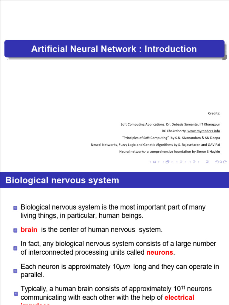 Artificial Neural Network Introduction | PDF | Neuron | Nervous System
