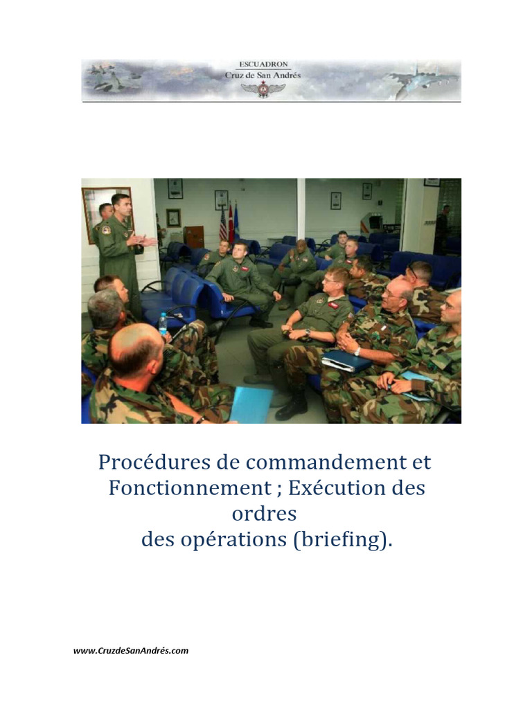 Procédures de Commandement Opérationnel | PDF | Décollage | Fusée