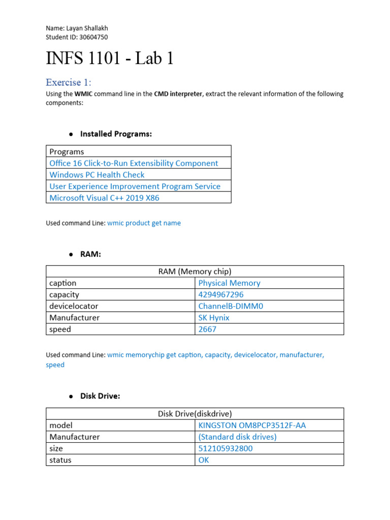 Week 2 Lab-Computer Architecture & Algorithms - Layan Shallakh 60304750 ...