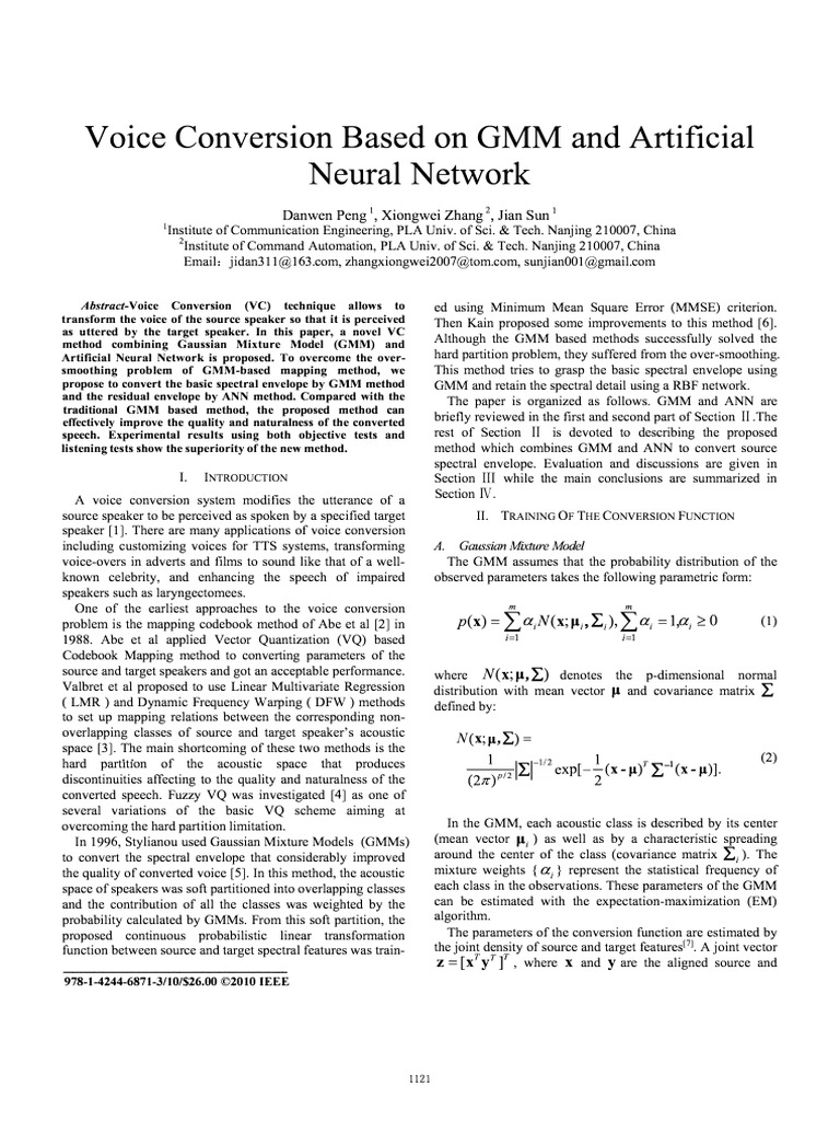 GMM and Ann | Download Free PDF | Artificial Neural Network ...