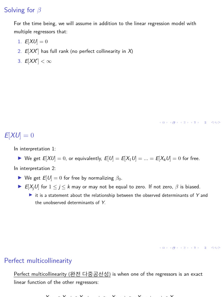 Understanding Linear Regression Coefficients | PDF | Multicollinearity ...