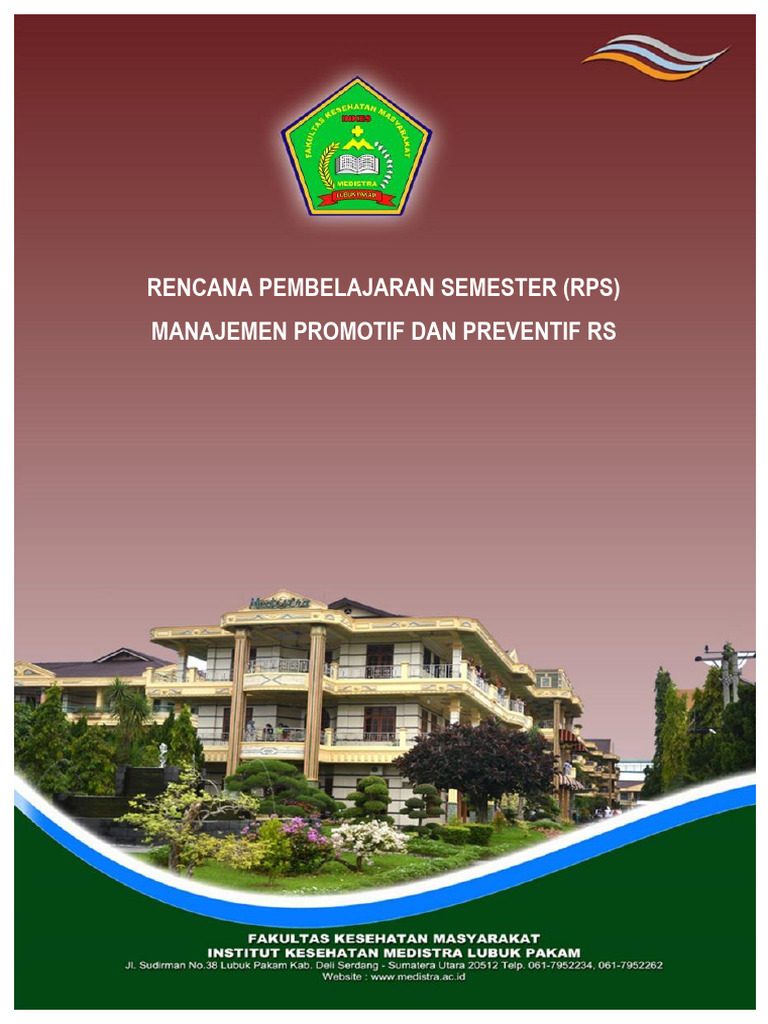 RPS Manajemen Promotif dan Preventif RS | PDF
