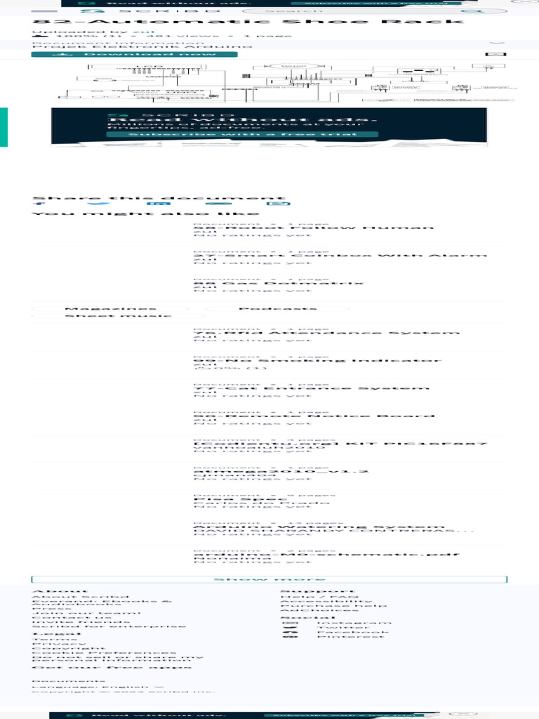 82-Automatic Shoe Rack PDF | PDF | Scribd | World Wide Web