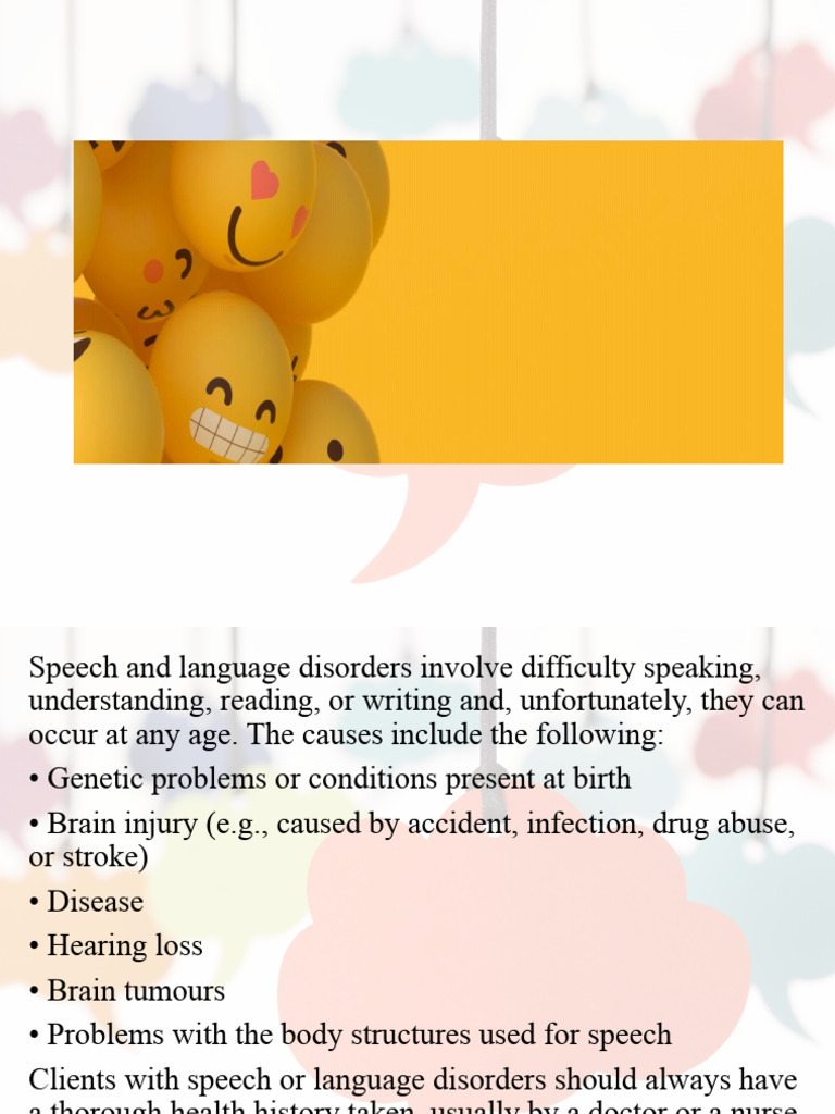 Understanding Speech Disorders | PDF | Aphasia | Speech
