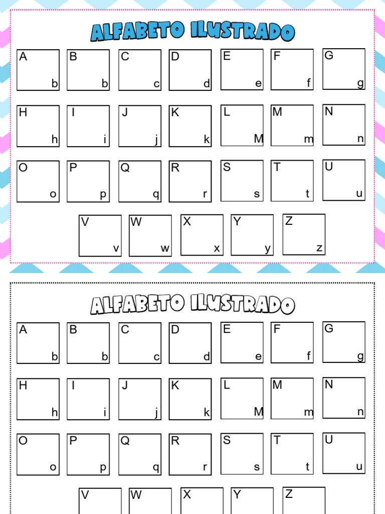 Alfabeto Ilustrado para Educação | PDF