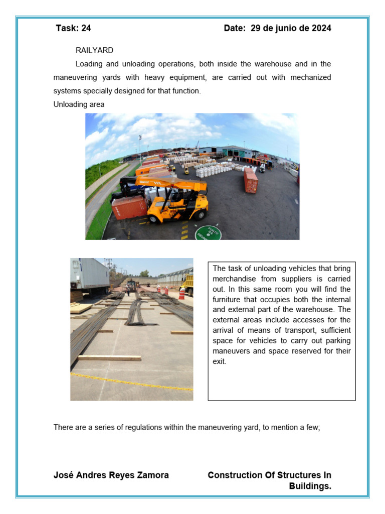 24 Maneuver Yard | PDF | Warehouse | Transport