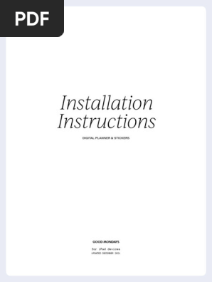 OPEN ME - Installation Guide