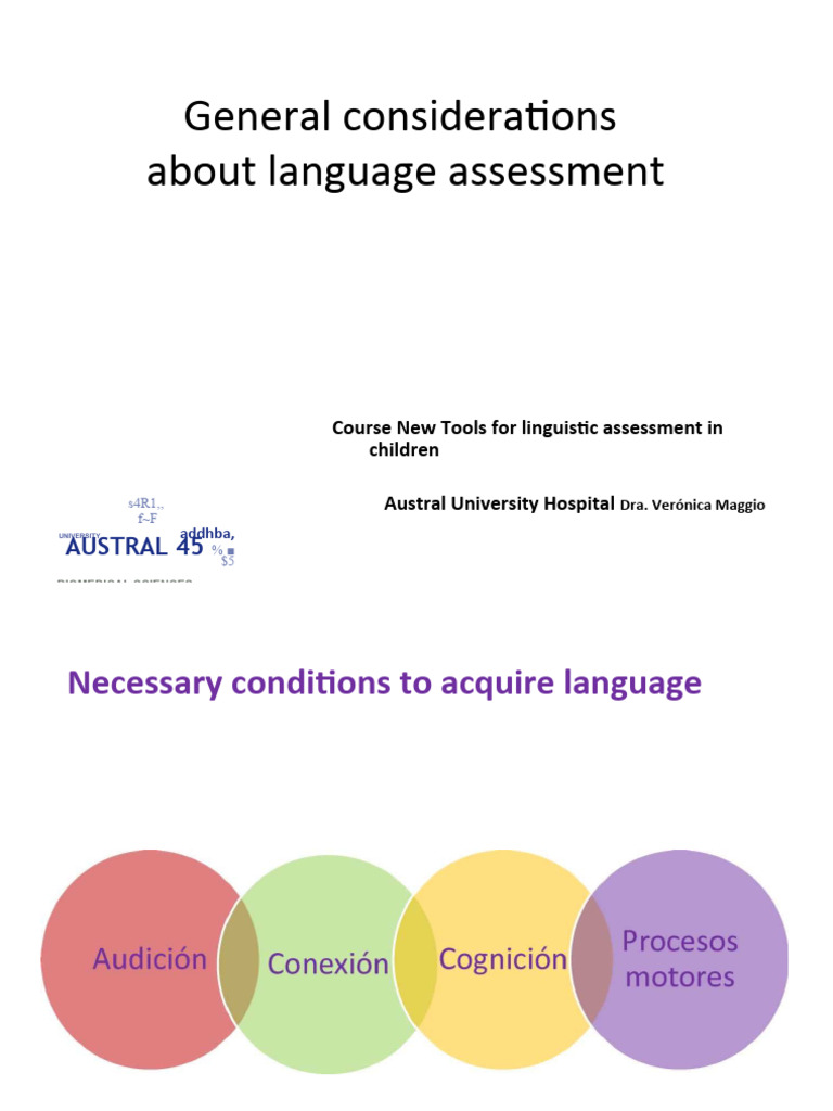 Language Assessment Tools for Children | PDF | Lexicon | Vocabulary