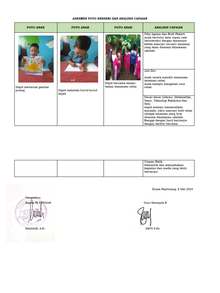 Asesmen Foto Berseri | PDF