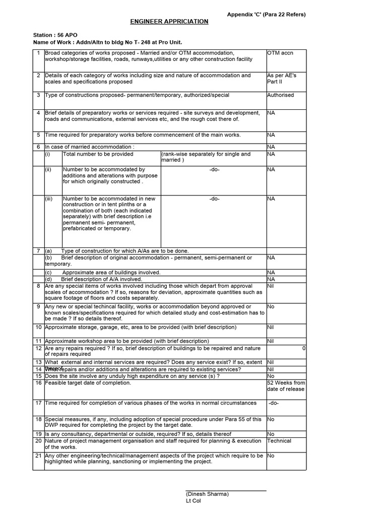 Military Construction Project Details | PDF | Door | Sheet Metal