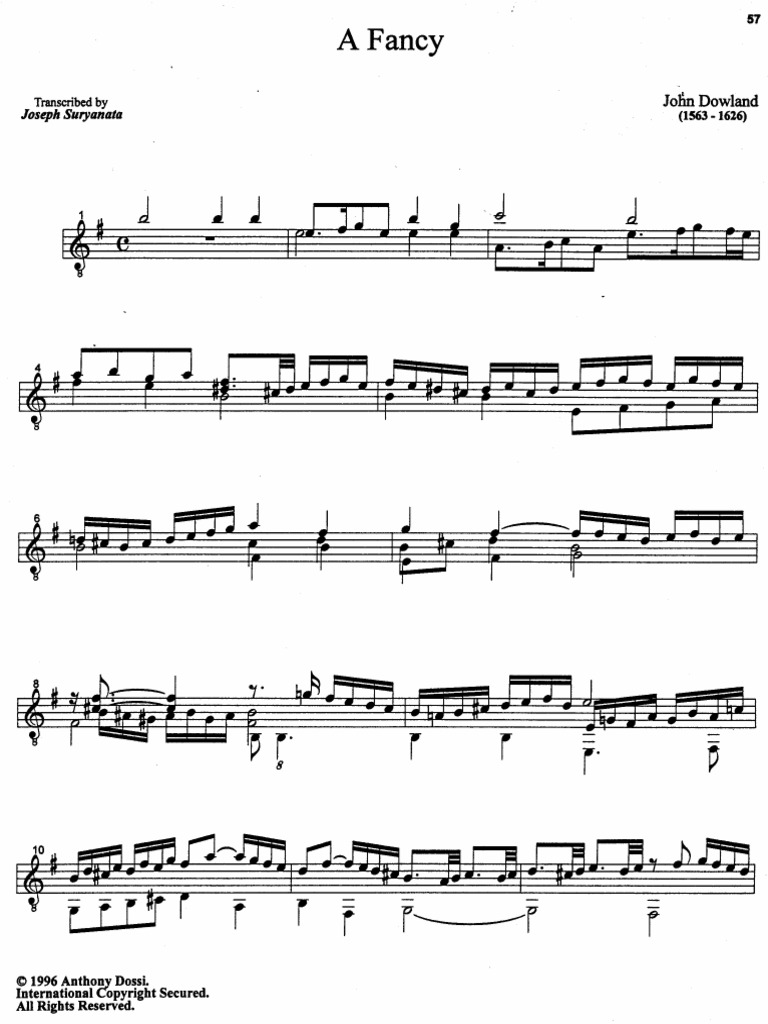 Dowland John-Fancy | PDF