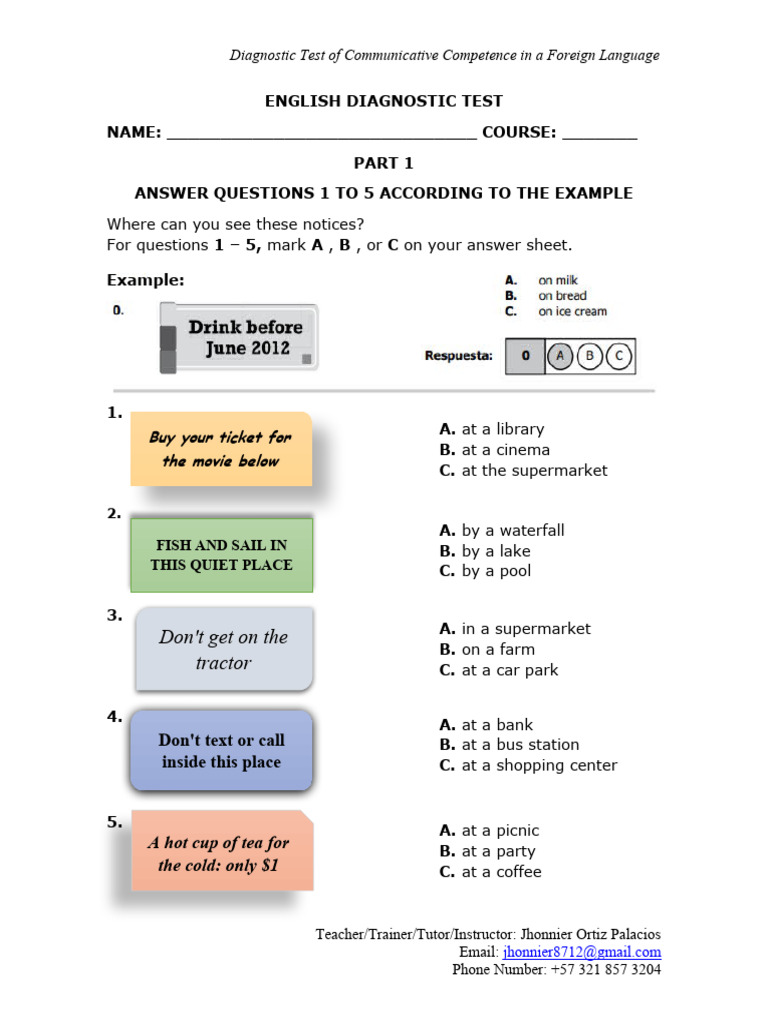 English Communicative Competence Test | PDF | Plants | Edgar Allan Poe