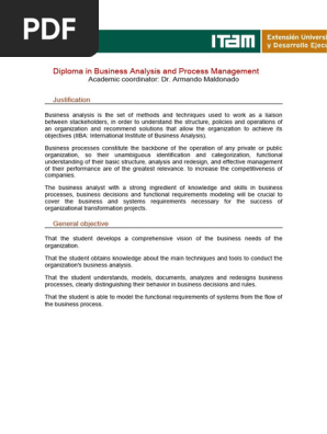 Business analysis