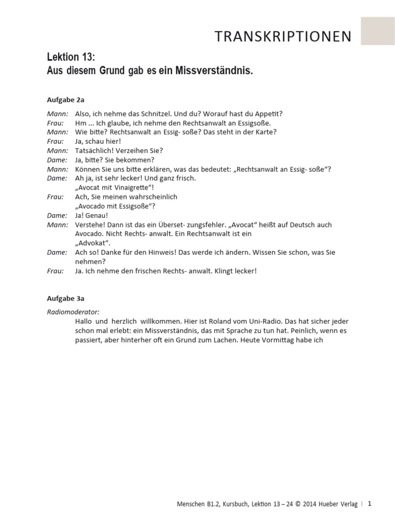 MSN Transkript KB-B1-2 | PDF
