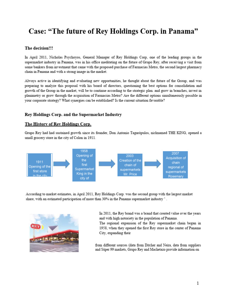 King Supermarkets Pdf Supermarket Supply Chain