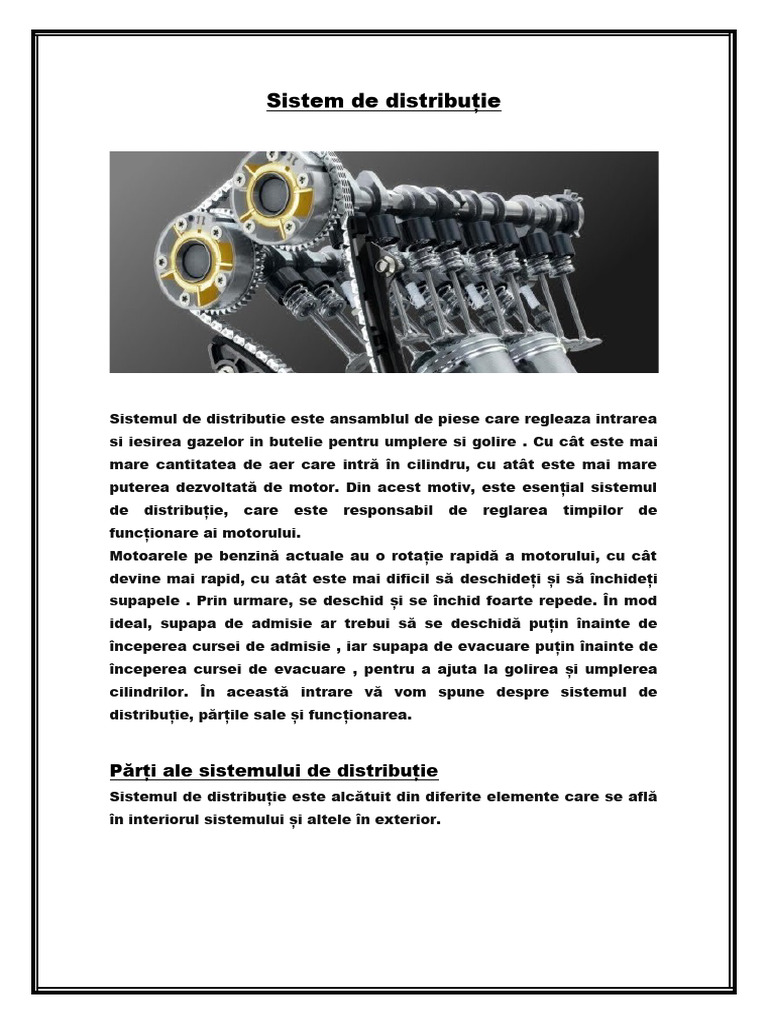 Sistem de Distribuție | PDF