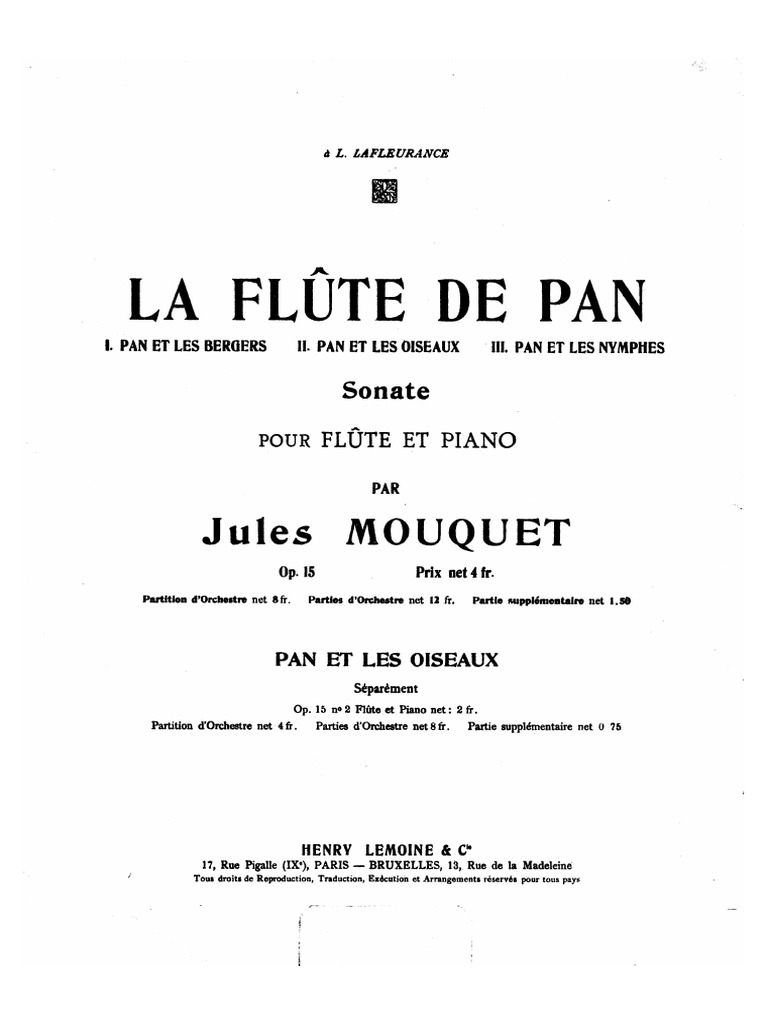 La Flute de Pan | PDF