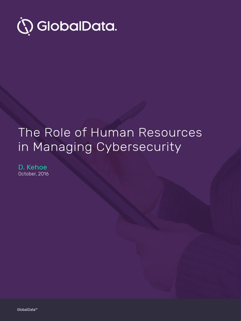 The-Role-Of-Human-Resources In-Managing-Cybersecruity | PDF | Computer ...