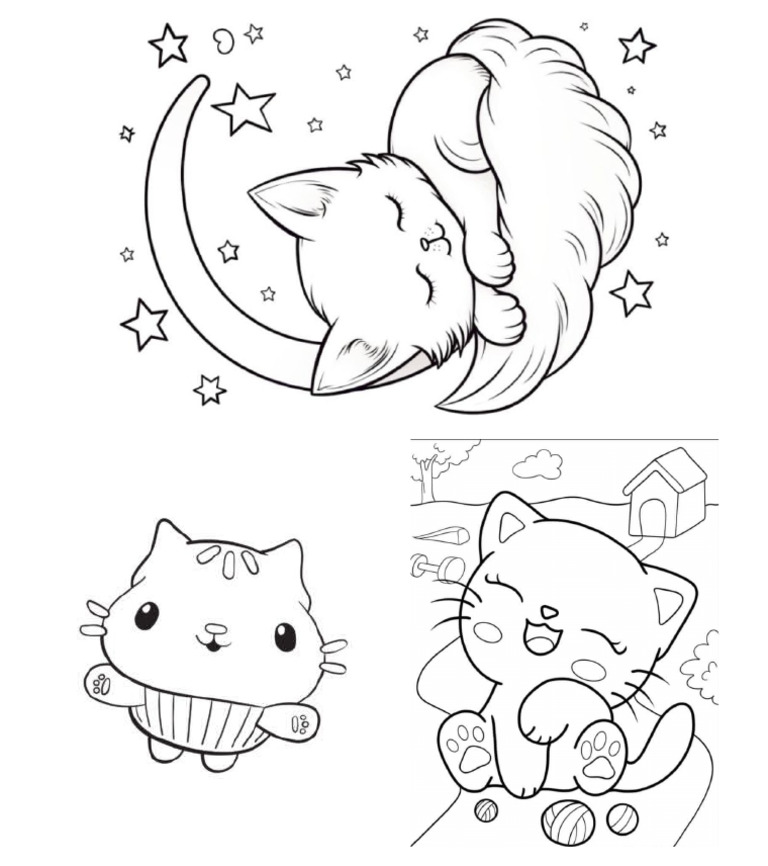 Printable For Kids Kitties | PDF