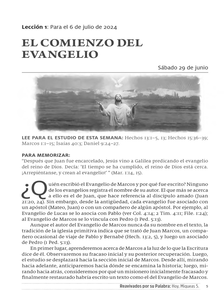 Absg 24 Q3 Es L01 | PDF | Juan el apóstol | Pablo el apóstol
